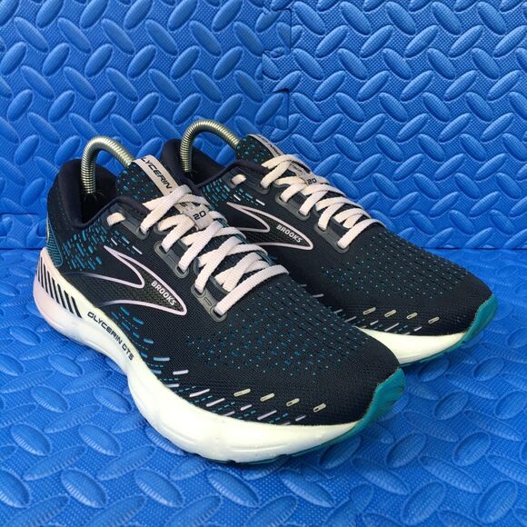 Brooks Glycerin GTS 20 Womens Running Shoes Blue Athletic Sneakers Size 9B - Picture 6 of 11